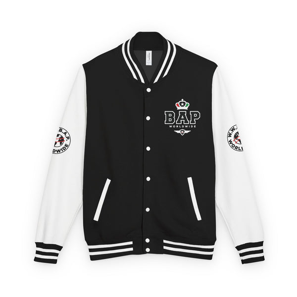 UNISEX DTF PRINT BAP CROWN HEAVYWEIGHT VARSITY JACKET (B)