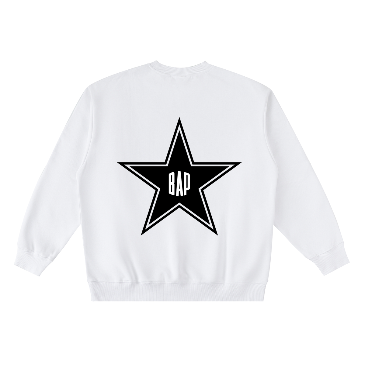 UNISEX MALCOLM J OVERSIZED CREWNECK TAPED SWEATSHIRT (W)