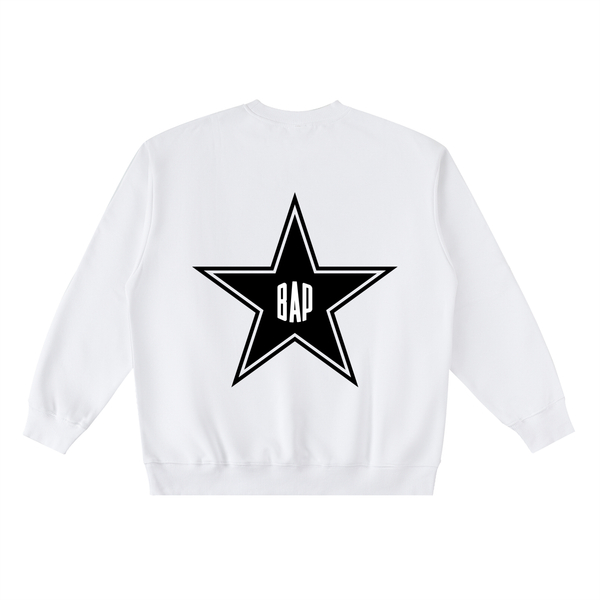 UNISEX MALCOLM J OVERSIZED CREWNECK TAPED SWEATSHIRT (W)