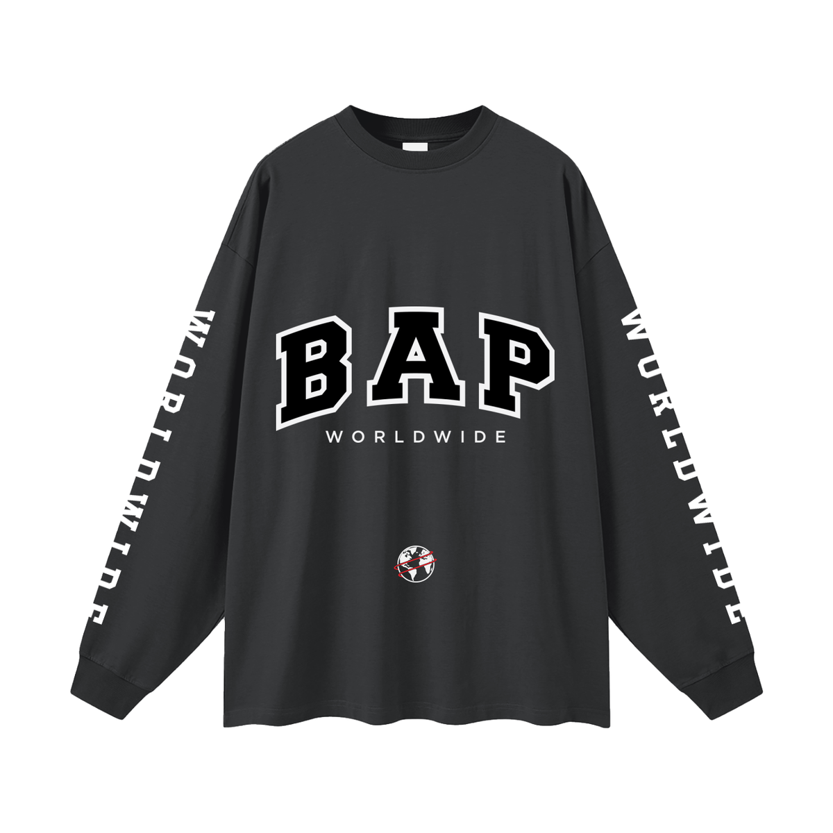UNISEX BAP OVERSIZED LONG SLEEVE T-SHIRT (B)