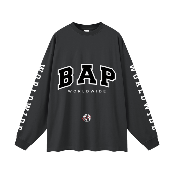 UNISEX BAP OVERSIZED LONG SLEEVE T-SHIRT (B)