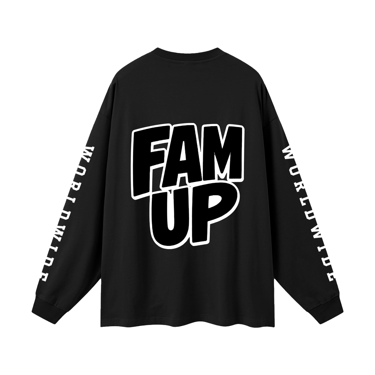 UNISEX BAP OVERSIZED LONG SLEEVE T-SHIRT (B)