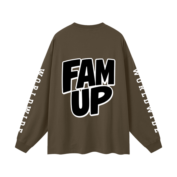 UNISEX BAP OVERSIZED LONG SLEEVE T-SHIRT (B)