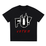 UNISEX F-U VOTE BLACK FIST T-SHIRT (B)
