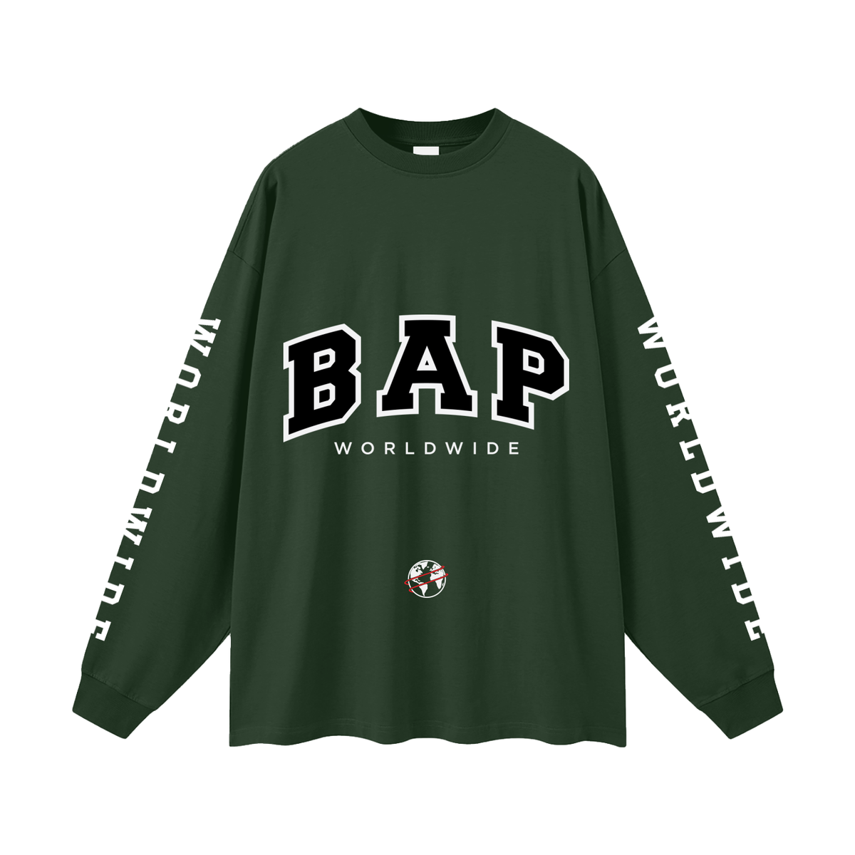 UNISEX BAP OVERSIZED LONG SLEEVE T-SHIRT (B)