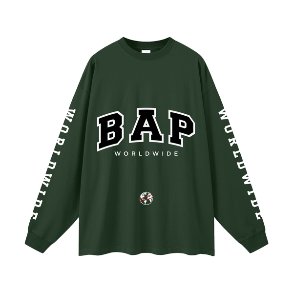 UNISEX BAP OVERSIZED LONG SLEEVE T-SHIRT (B)