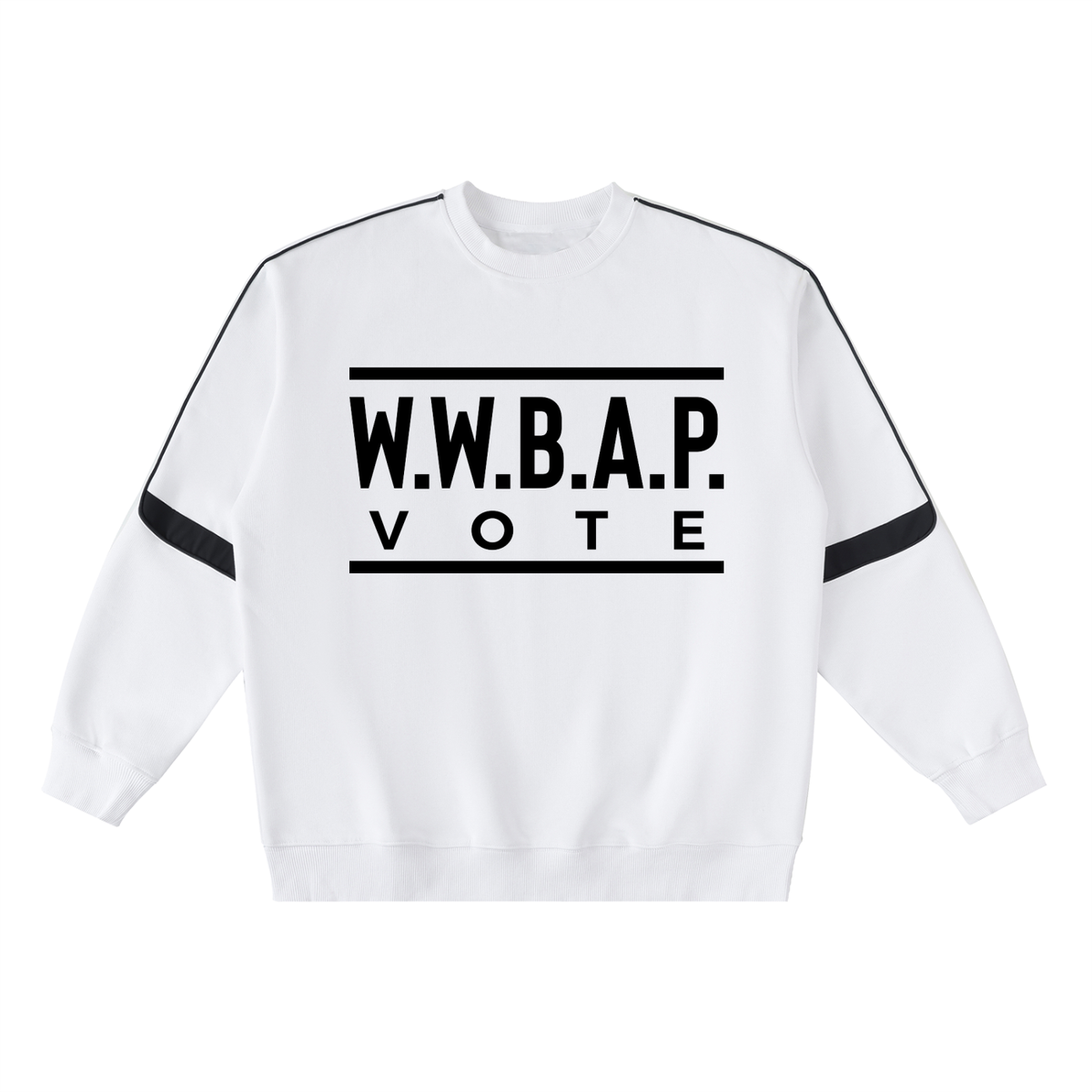VOTE OVERSIZED CREWNECK TAPED SWEATSHIRT (W)