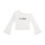 WOMEN'S OFF-SHOULDER BELL SLEEVE T-SHIRT
