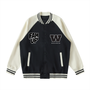 UNISEX 2 TONE RAGIAN SLEEVE VARSITYJACKET (M)