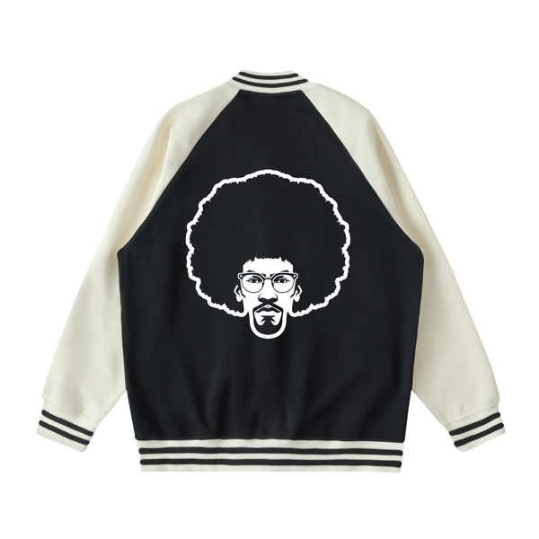 VARSITY 2 TONE RAGIAN SLEEVE WORLDWIDE JACKET (M)