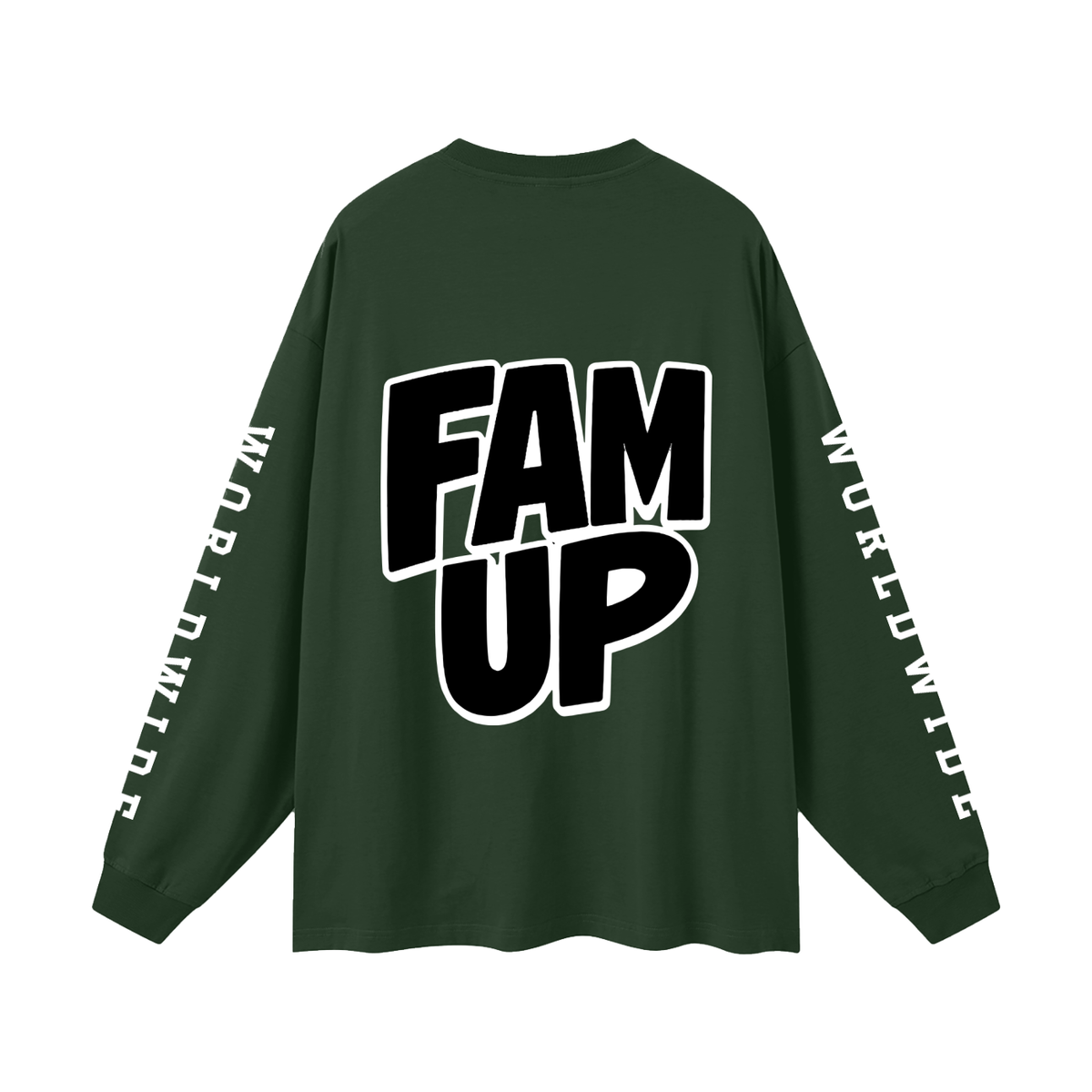 UNISEX OVERSIZED RECORD MODE LONG SLEEVE T-SHIRT (B)