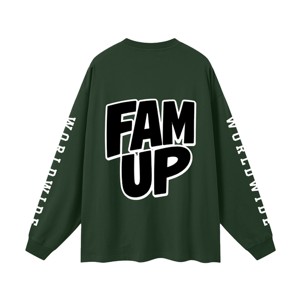 UNISEX OVERSIZED RECORD MODE LONG SLEEVE T-SHIRT (B)
