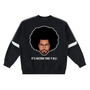 UNISEX MALCOLM J OVERSIZED CREWNECK TAPED SWEATSHIRT (B)