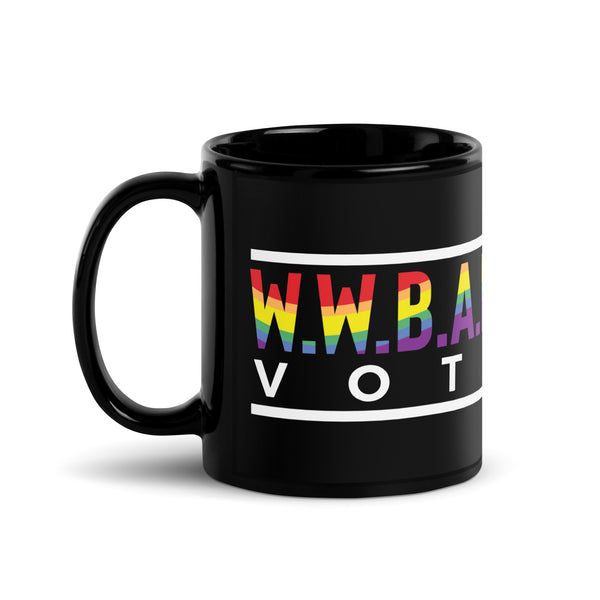 LGBTQ+ CLASSIC BLACK VOTE MUG