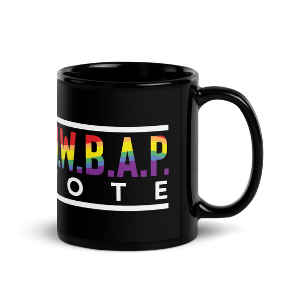 LGBTQ+ CLASSIC BLACK VOTE MUG