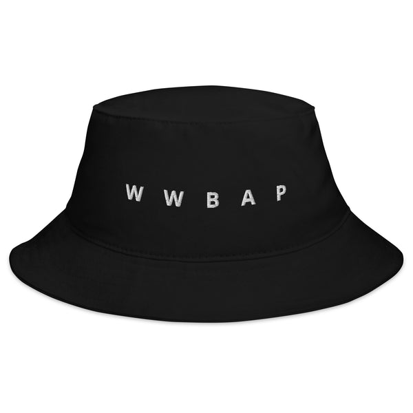 WWBAP BLACK BUCKET HAT
