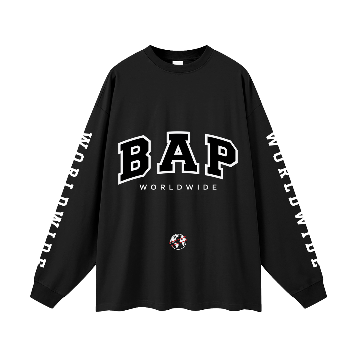 UNISEX BAP OVERSIZED LONG SLEEVE T-SHIRT (B)