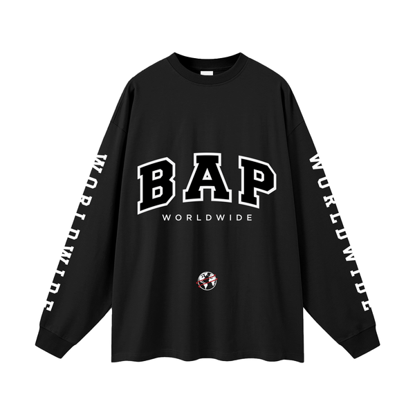 UNISEX BAP OVERSIZED LONG SLEEVE T-SHIRT (B)