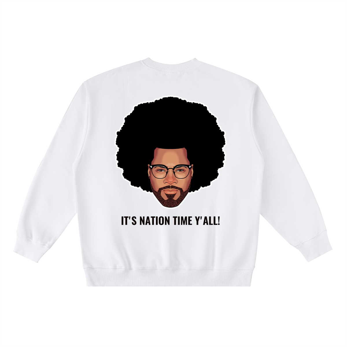 VOTE OVERSIZED CREWNECK TAPED SWEATSHIRT (W)