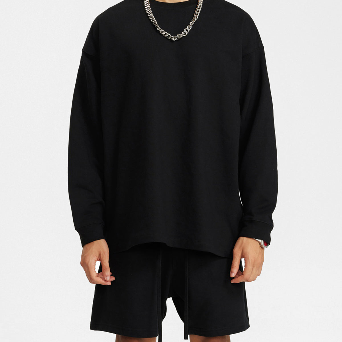 UNISEX BAP OVERSIZED LONG SLEEVE T-SHIRT (B)