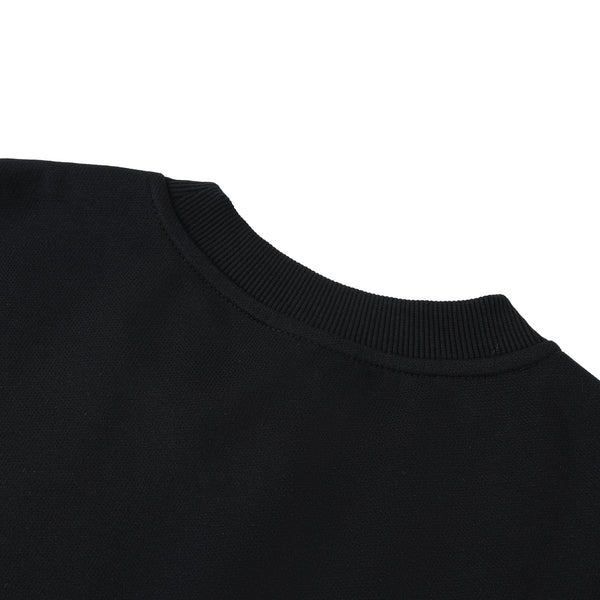 VOTE MALCOLM J OVERSIZED CREWNECK TAPED SWEATSHIRT (B)