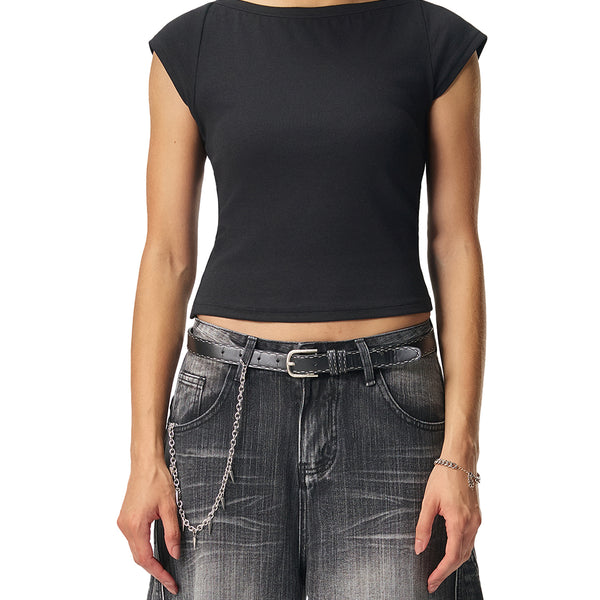 SIGNATURE WIDE NECK BABY T-SHIRT (B)