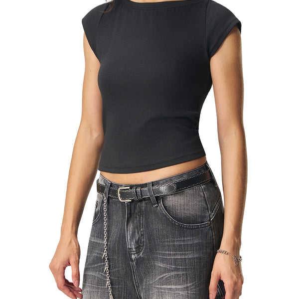 TUPAC WIDE NECK BABY T-SHIRT (B)