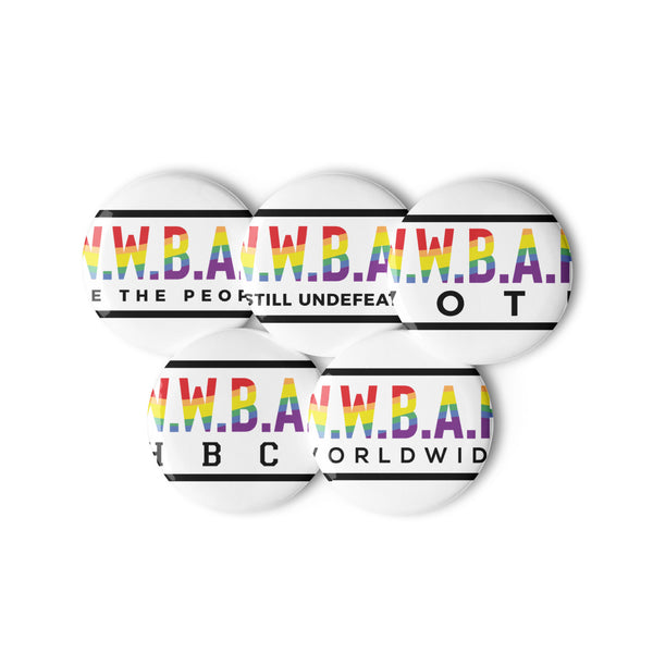 LGBTQ+ SET OF PIN BUTTONS