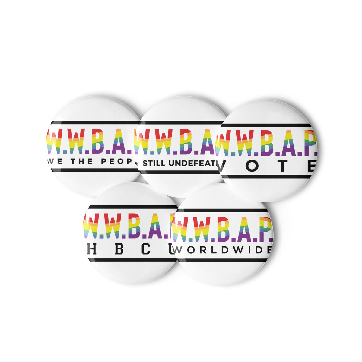 LGBTQ+ SET OF PIN BUTTONS