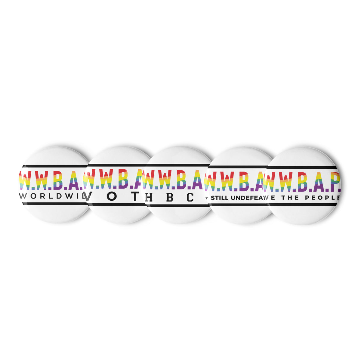 LGBTQ+ SET OF PIN BUTTONS