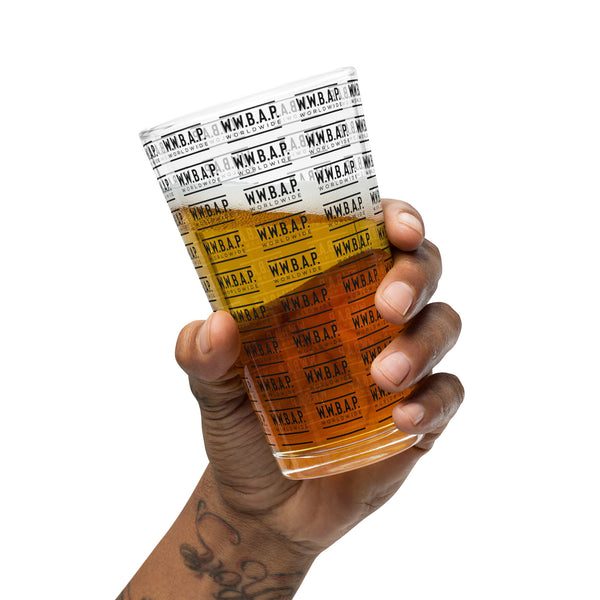 W.W.B.A.P. WORLDWIDE PINT GLASS